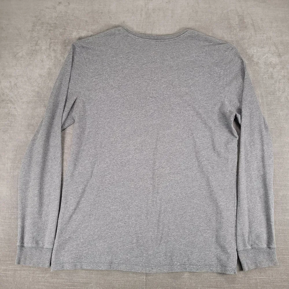 Nike West Virginia Mountaineers Dri-Fit Long Sleeve Athletic‎ T-Shirt Gray L